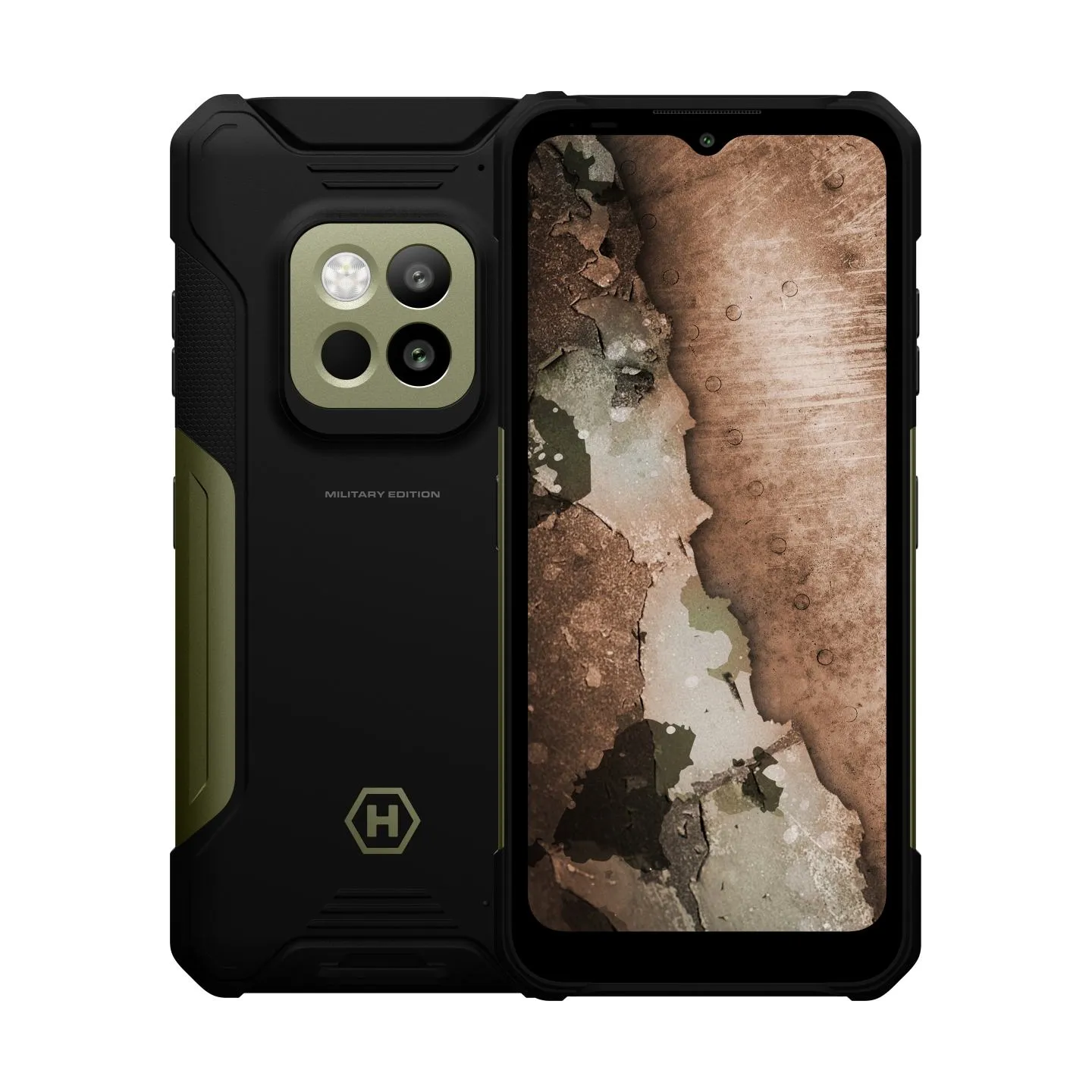 Hammer | Construction | 2 Thermal 5G Military Edition | Green | 6.58 " | IPS | 1080 x 2408 pixels | Mediatek | Dimensity 6300 | 