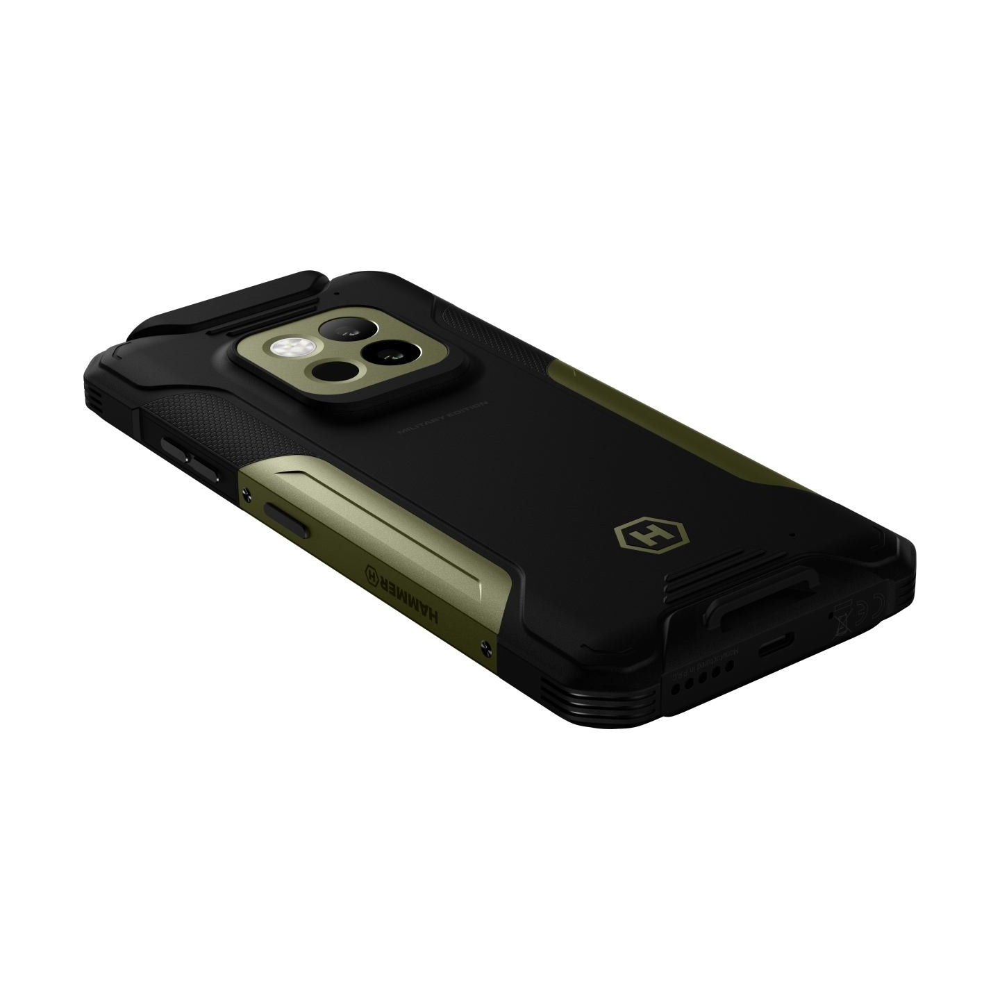 Hammer | Construction | 2 Thermal 5G Military Edition | Green | 6.58 " | IPS | 1080 x 2408 pixels | Mediatek | Dimensity 6300 | 