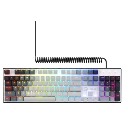 Lorgar Azar 514, Wired mechanical gaming keyboard, RGB backlight, 1680000 colour variations, 18 modes, keys number: 104, 50M cli