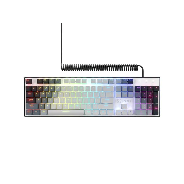 Lorgar Azar 514, Wired mechanical gaming keyboard, RGB backlight, 1680000 colour variations, 18 modes, keys number: 104, 50M cli