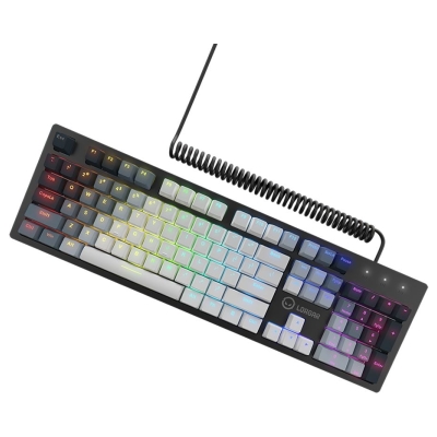 Lorgar Azar 514, Wired mechanical gaming keyboard, RGB backlight, 1680000 colour variations, 18 modes, keys number: 104, 50M cli