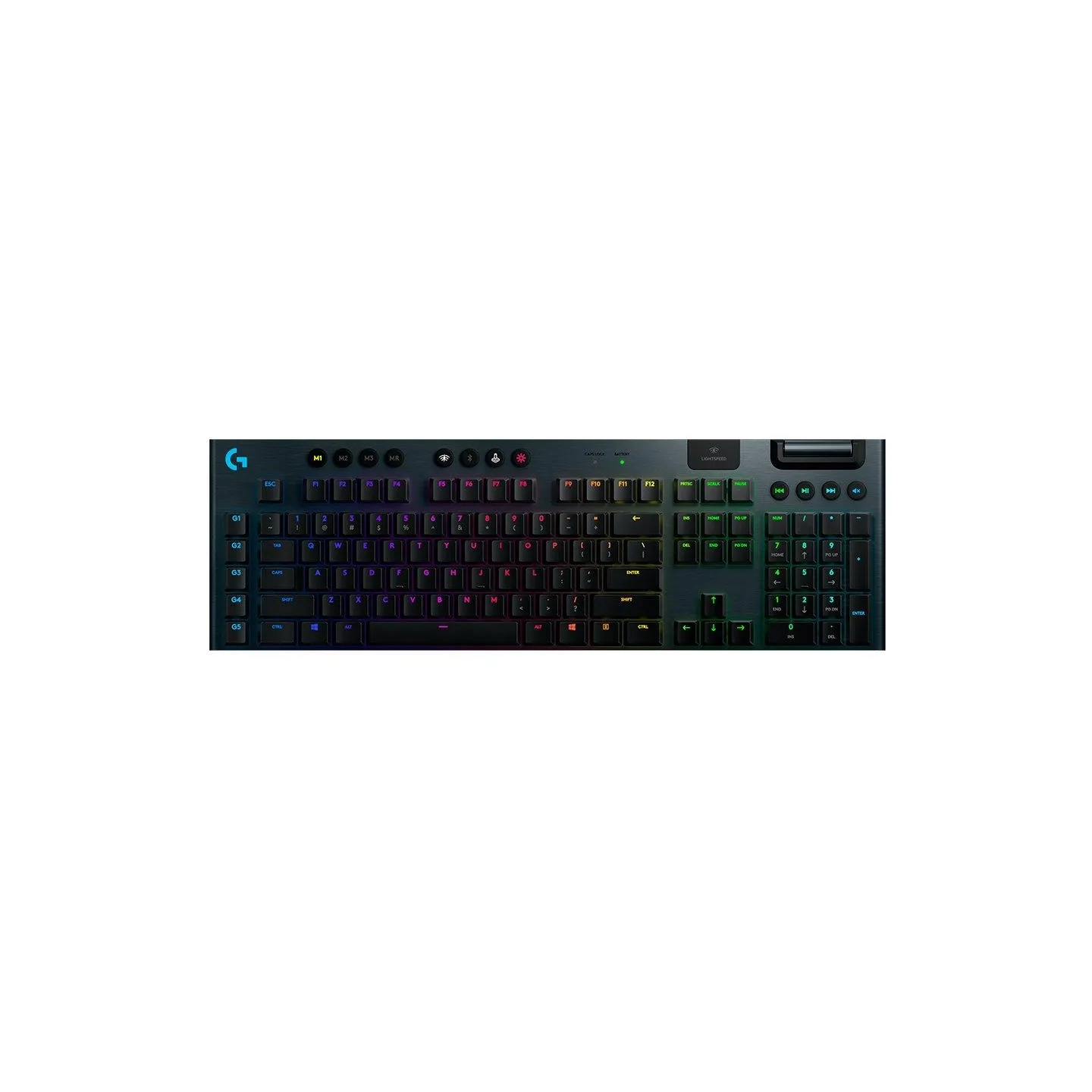 Logitech G915 TKL LIGHTSPEED Wireless Mechanical Gaming Keyboard - CARBON - NORDIC - TACTILE