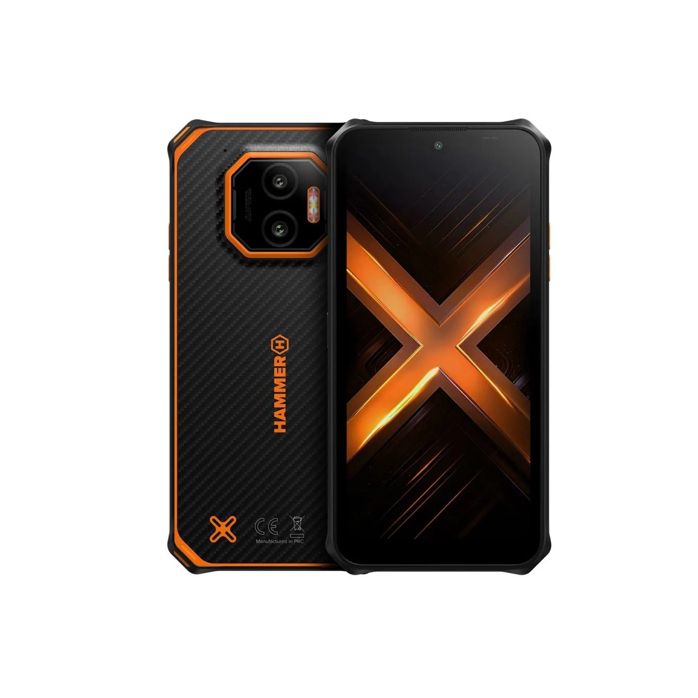 Hammer | Energy X2 | Black/Orange | 6.1 " | IPS | 1560 x 720 pixels | Mediatek | Dimensity 6300 | Internal RAM 6 GB | 128 GB | m