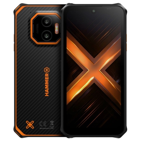 Hammer | Energy X2 | Black/Orange | 6.1 " | IPS | 1560 x 720 pixels | Mediatek | Dimensity 6300 | Internal RAM 8 GB | 256 GB | m