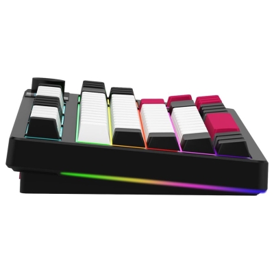 Lorgar KBP70TKLW, Wireless TKL Mechanical Gaming Keyboard Pro, Black/red, EN layout