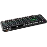 Canyon Hazard GK-6, Wired multimedia gaming keyboard with lighting effect, 108pcs rainbow LED, Numbers 104keys, RU+EN double inj