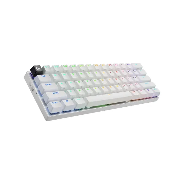 Logitech G PRO X 60 LIGHTSPEED Wireless Gaming Keyboard (Tactile) - WHITE - US INT'L - 2.4GHZ/BT - EMEA28-935 - TACTILE SWITCH