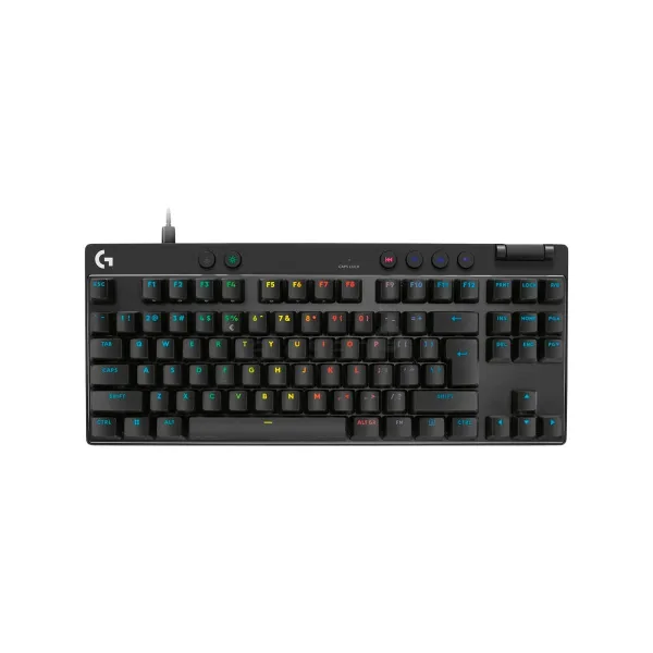 Logitech PRO X TKL RAPID Gaming Keyboard  - BLACK - US INT'L - USB - EMEA28i-935 - LINEAR