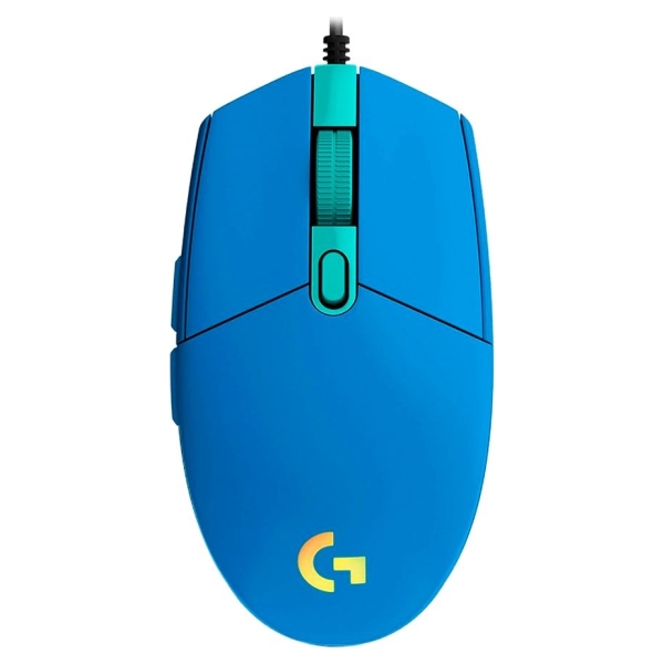 Logitech G102 LIGHTSYNC Corded Gaming Mouse - BLUE - USB - EER