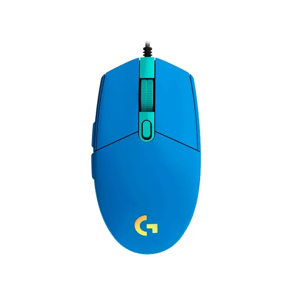 Logitech G102 LIGHTSYNC Corded Gaming Mouse - BLUE - USB - EER