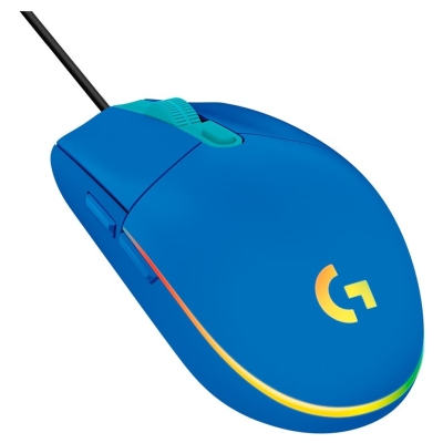 Logitech G102 LIGHTSYNC Corded Gaming Mouse - BLUE - USB - EER