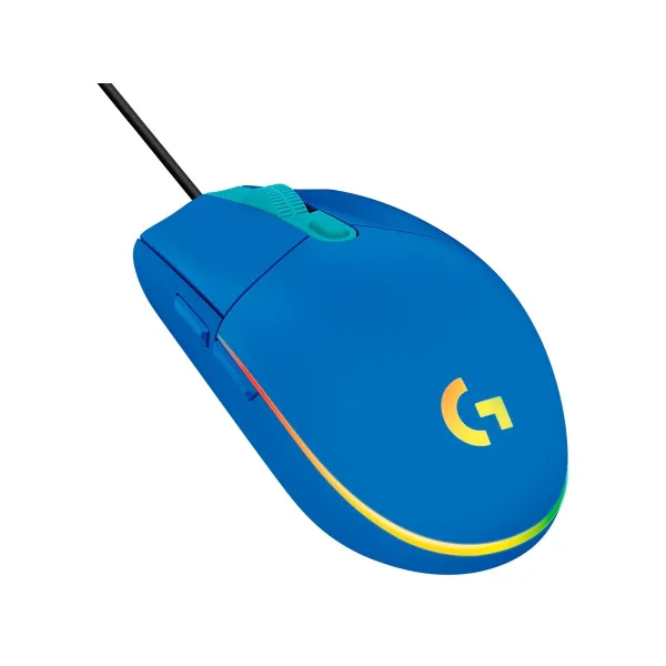 Logitech G102 LIGHTSYNC Corded Gaming Mouse - BLUE - USB - EER