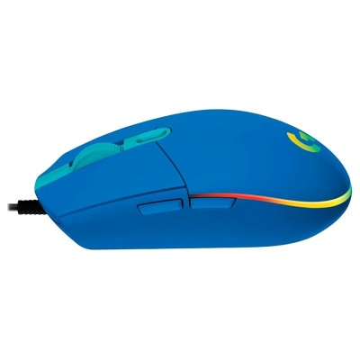 Logitech G102 LIGHTSYNC Corded Gaming Mouse - BLUE - USB - EER