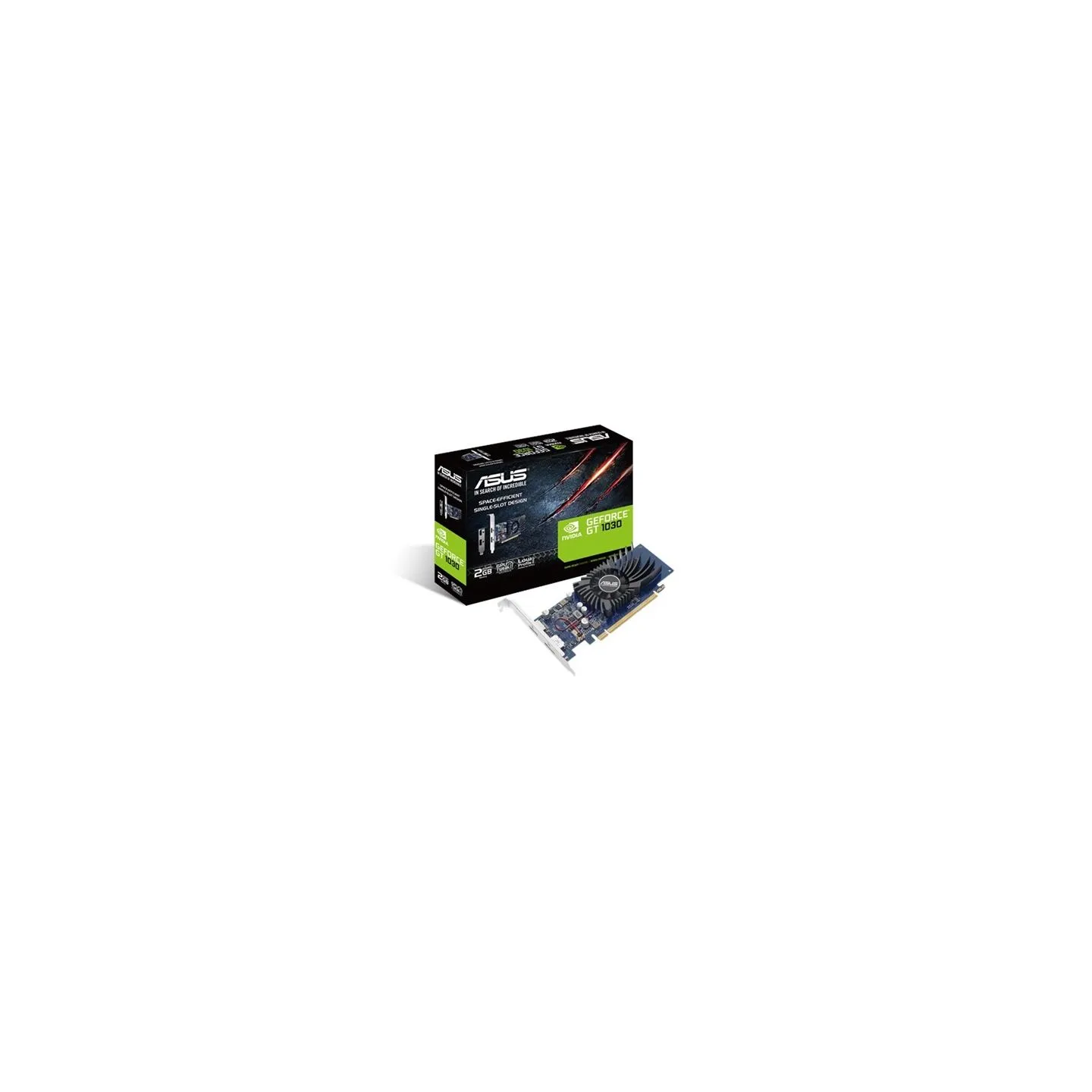 Asus | NVIDIA | 2 GB | GeForce GT 1030 | GDDR5 | HDMI ports quantity 1 | PCI Express 3.0 | Memory clock speed 6008 MHz | Process