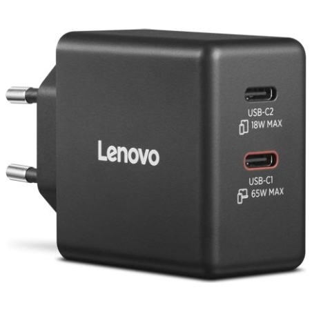 Lenovo Dual USB-C 65W GaN Charger