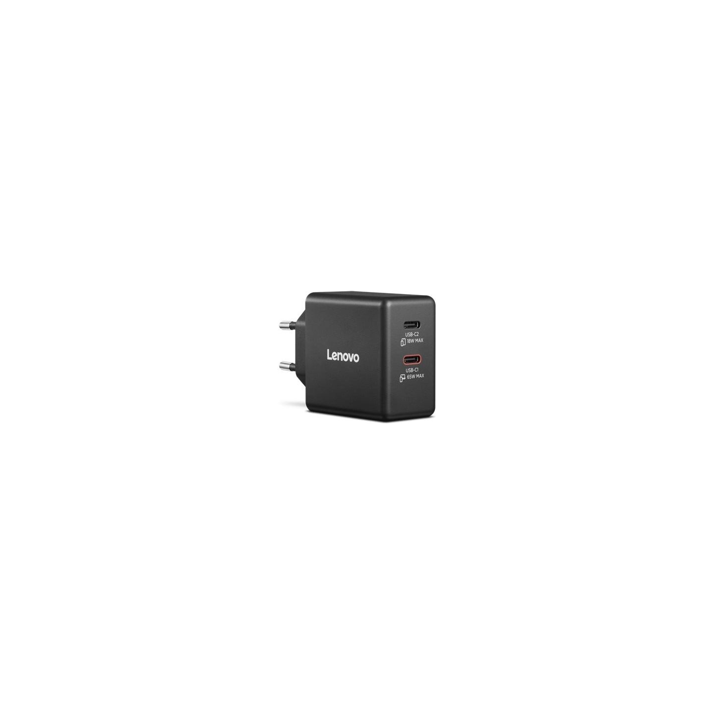 Lenovo Dual USB-C 65W GaN Charger