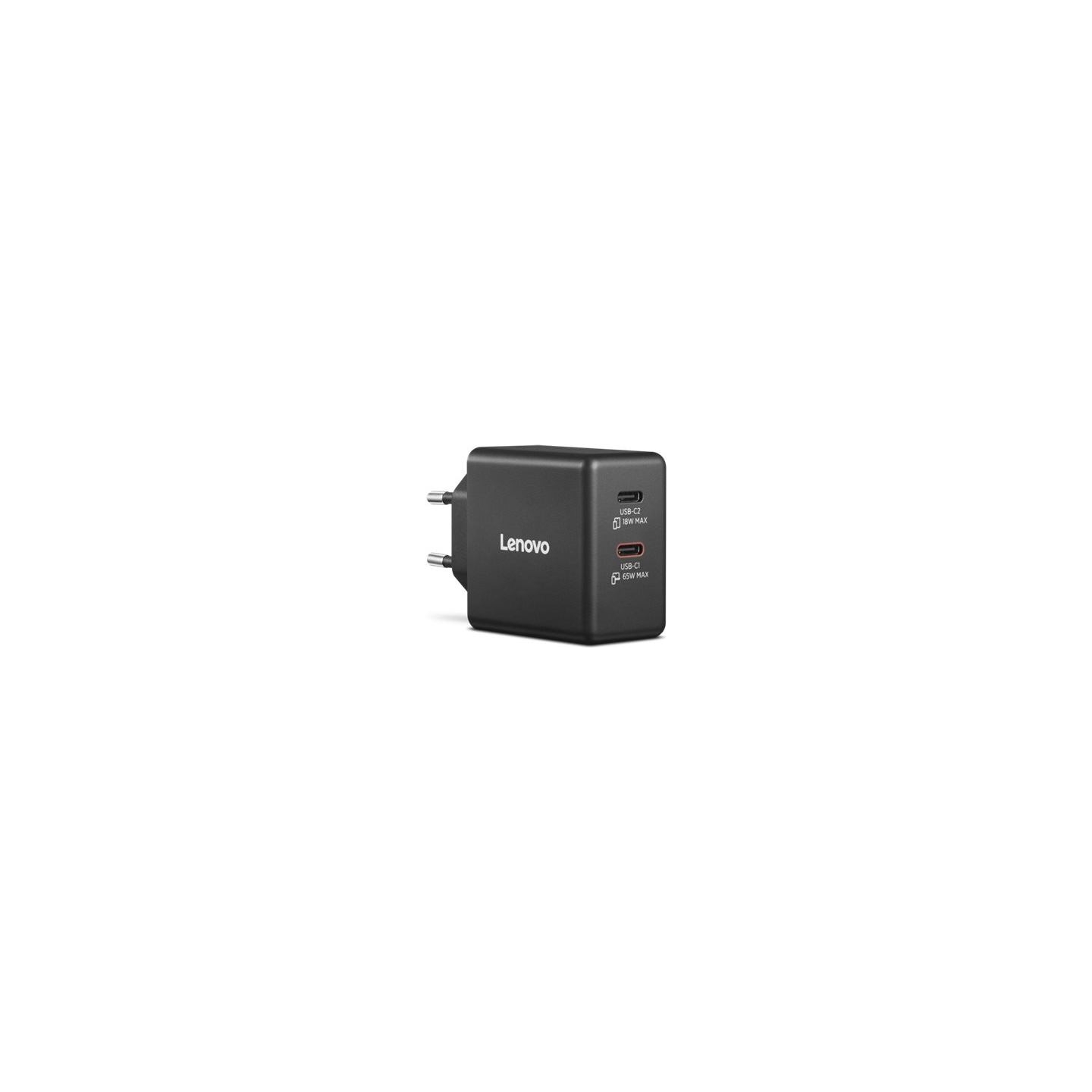 Lenovo Dual USB-C 65W GaN Charger