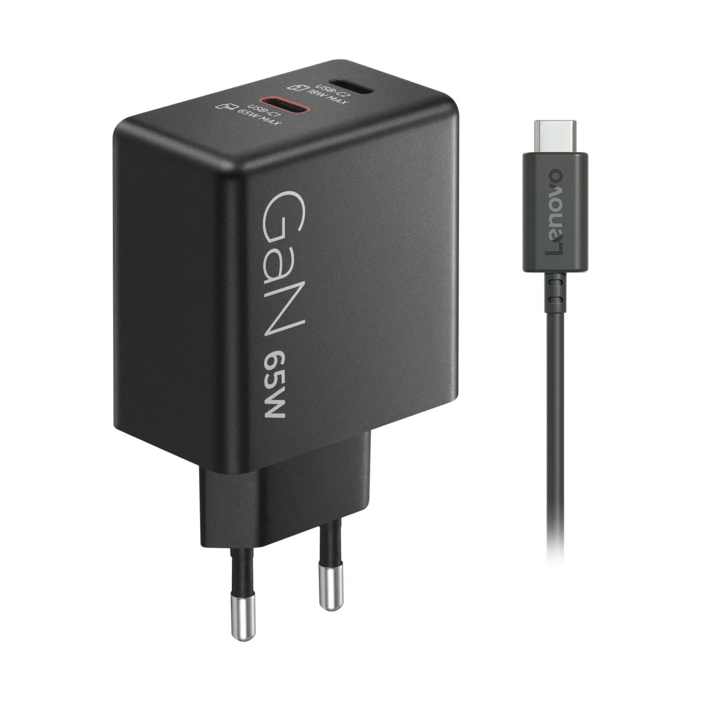 Lenovo DUAL USB-C 65W GAN CHARGER