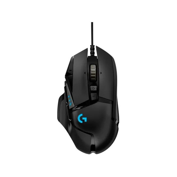 Logitech G502 Corded Gaming Mouse - HERO - BLACK - USB - EER2