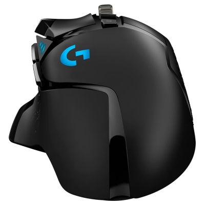 Logitech G502 Corded Gaming Mouse - HERO - BLACK - USB - EER2