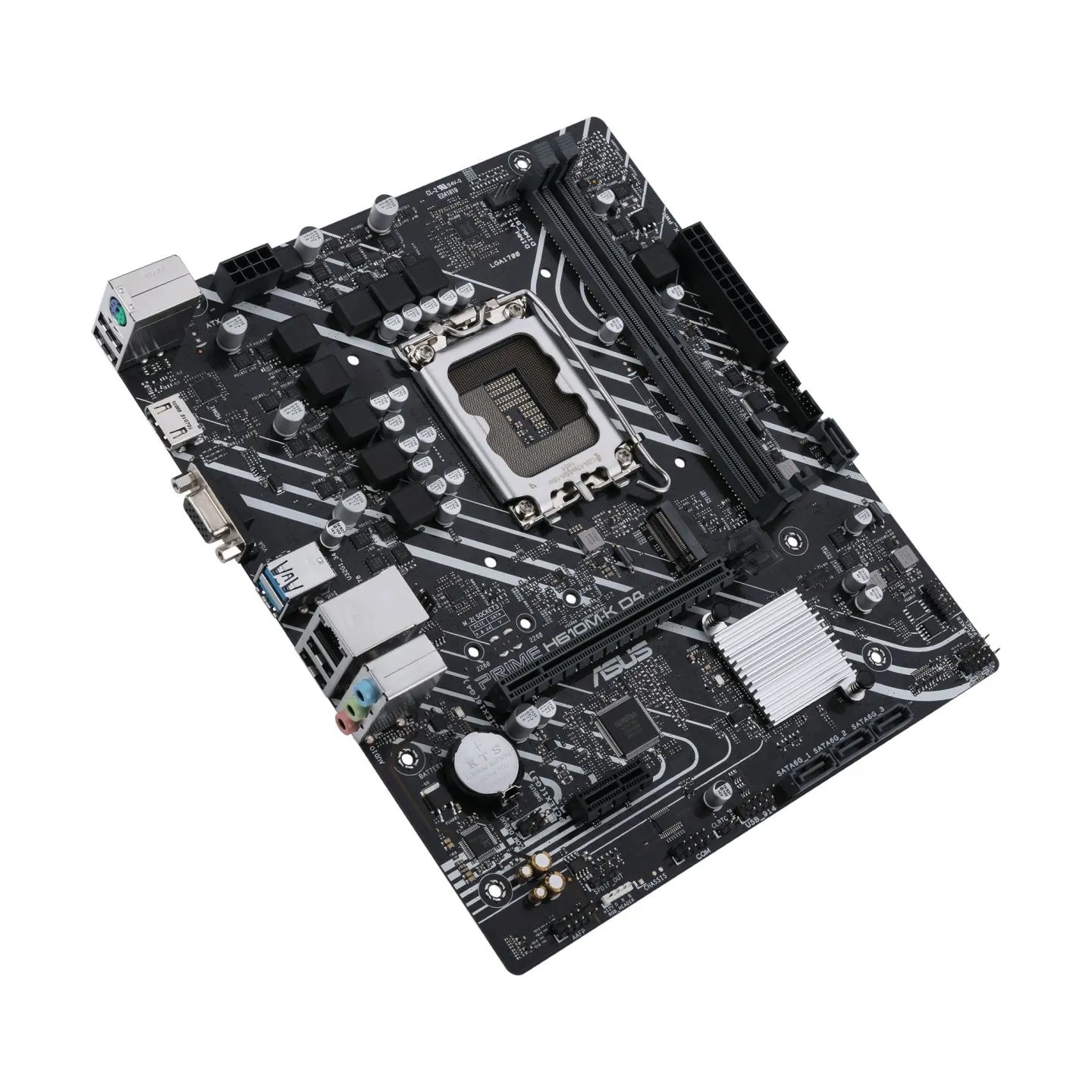 Asus | PRIME H610M-K D4 | Processor family Intel | Processor socket  LGA1700 | DDR4 DIMM | Memory slots 2 | Supported hard disk 