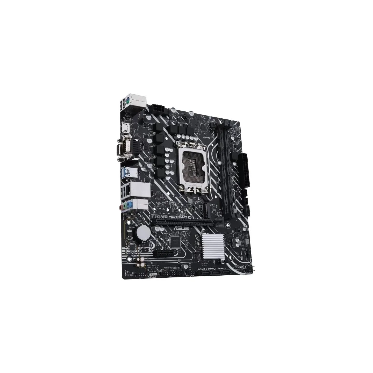 Asus | PRIME H610M-D D4 | Processor family Intel | Processor socket  LGA1700 | DDR4 DIMM | Memory slots 2 | Supported hard disk 