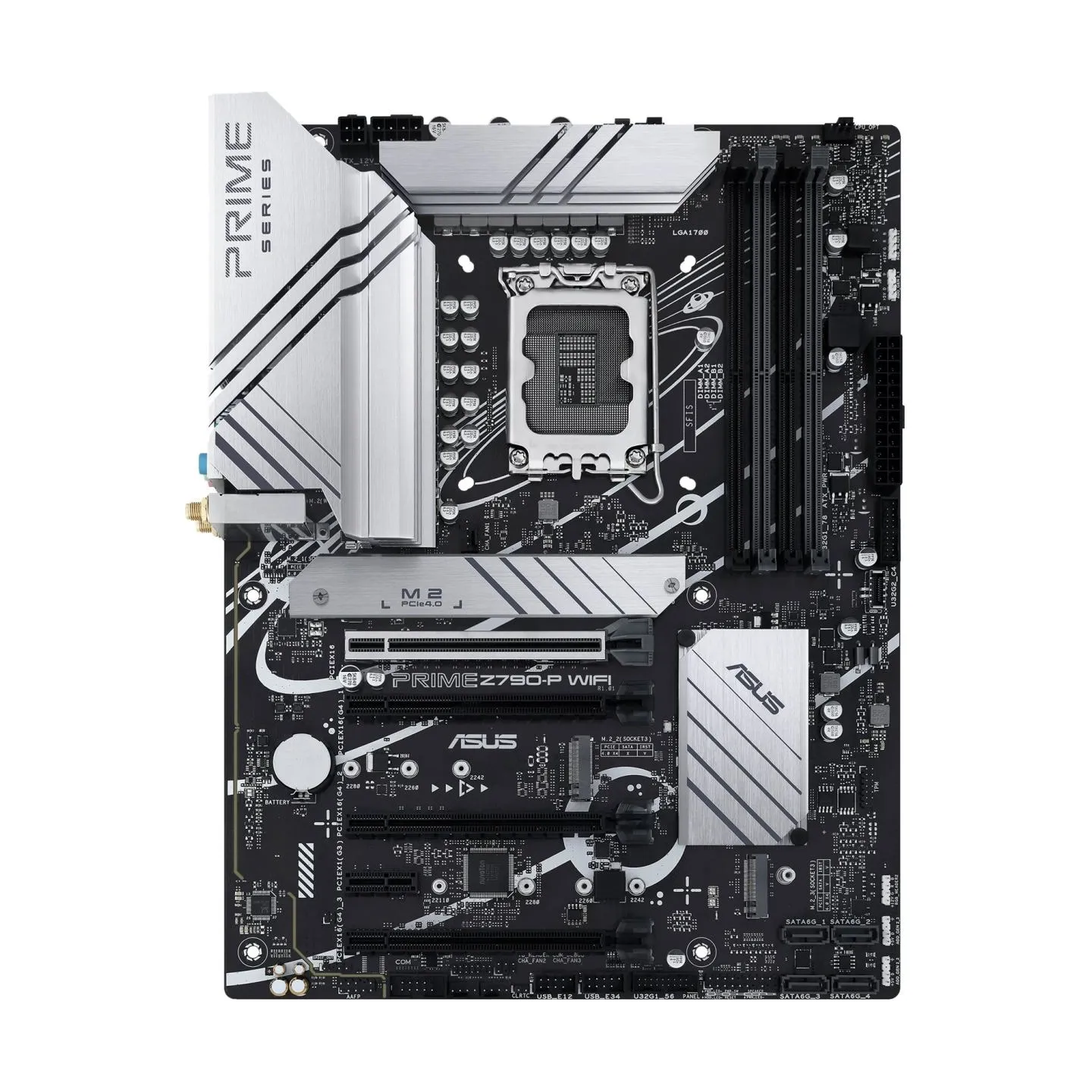 Asus | PRIME Z790-P WIFI | Processor family Intel | Processor socket LGA1700 | DDR5 | Supported hard disk drive interfaces SATA,