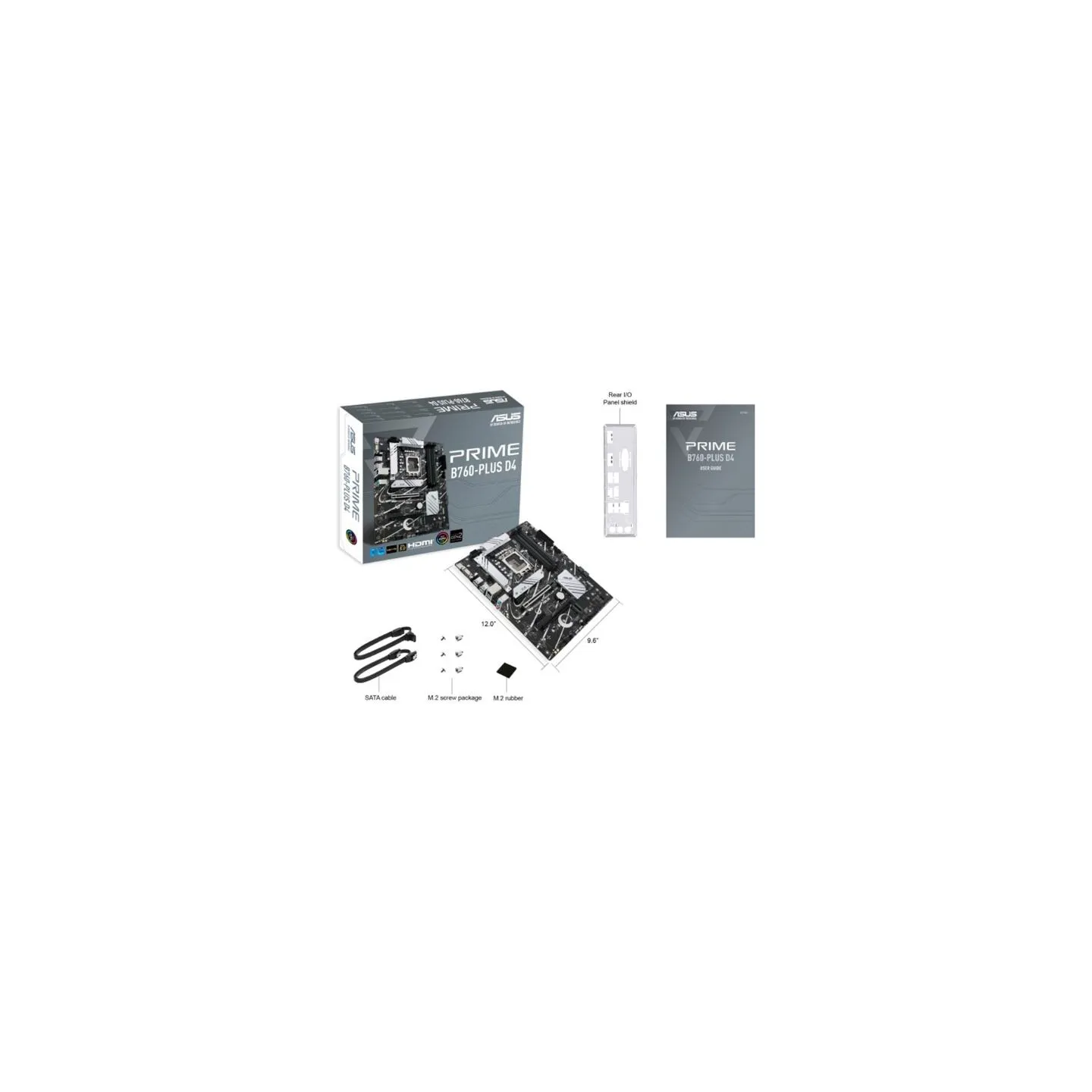 Asus | PRIME B760-PLUS D4 | Processor family Intel | Processor socket LGA1700 | DDR4 | Supported hard disk drive interfaces M.2,