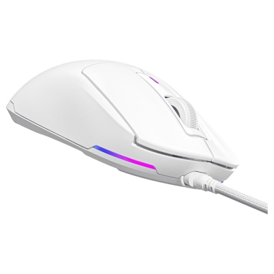 Lorgar MSA10, Ultralight Wired Gaming Mouse Advanced, white