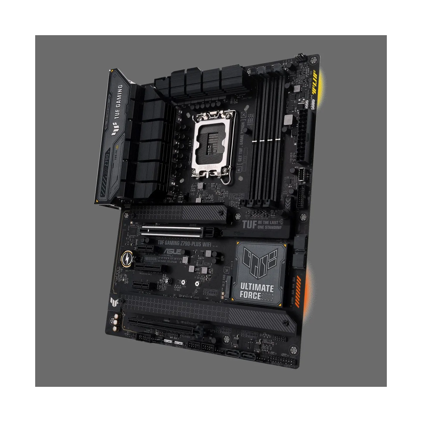 Asus | TUF GAMING Z790-PLUS WIFI | Processor family Intel | Processor socket LGA1700 | DDR5 | Supported hard disk drive interfac