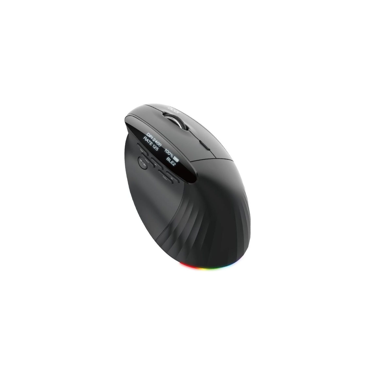 Acer Smart Fit Vertical Mouse, Retail pack | Wireless | Bluetooth | Black