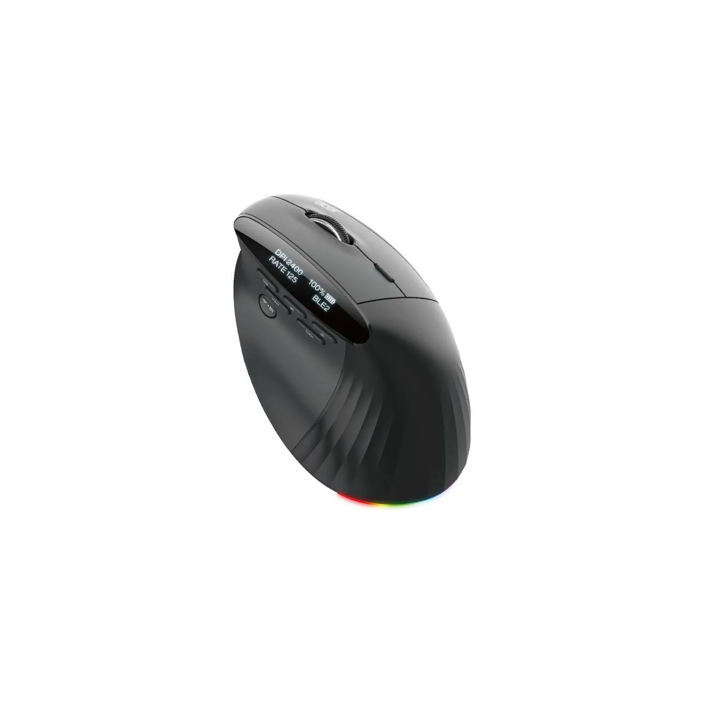 Acer Smart Fit Vertical Mouse, Retail pack | Wireless | Bluetooth | Black