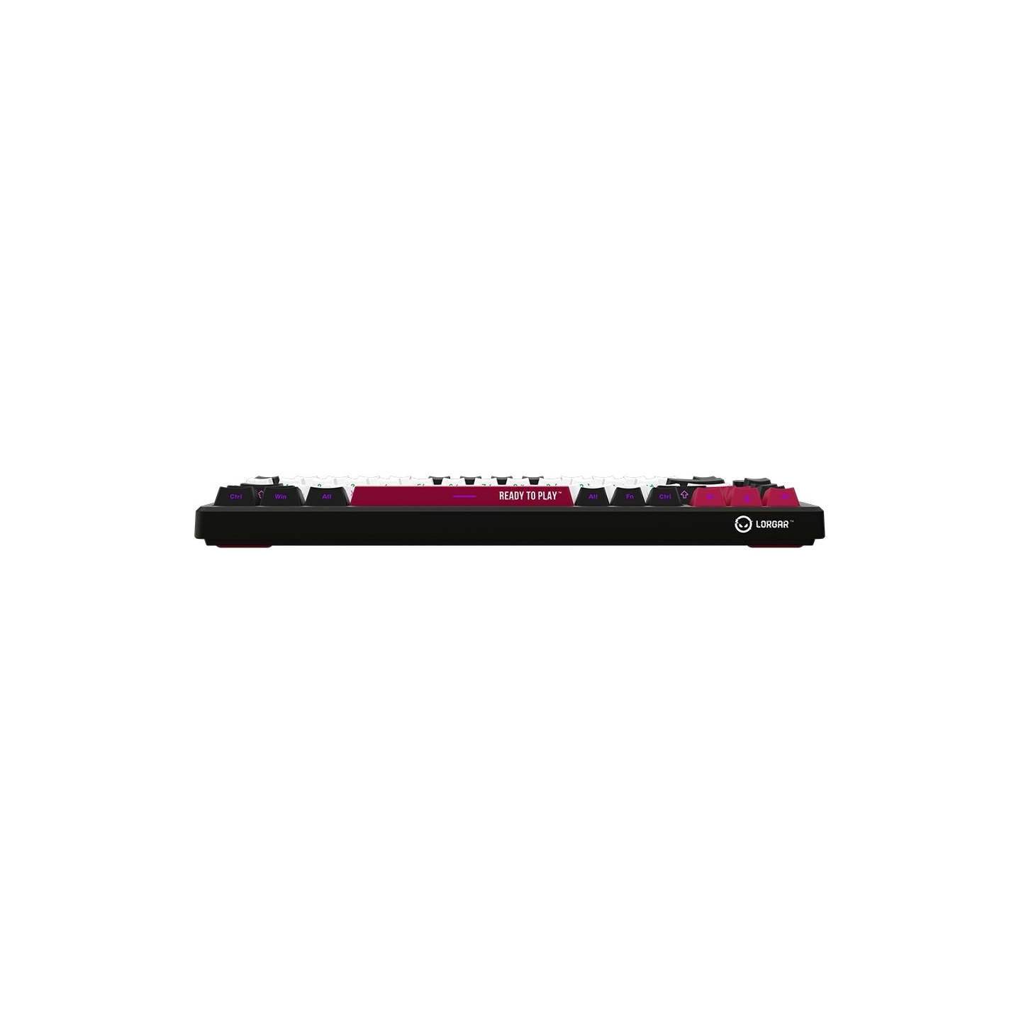 Lorgar KBP7075W, Wireless 75% Mechanical Gaming Keyboard Pro, Black/red, EN layout