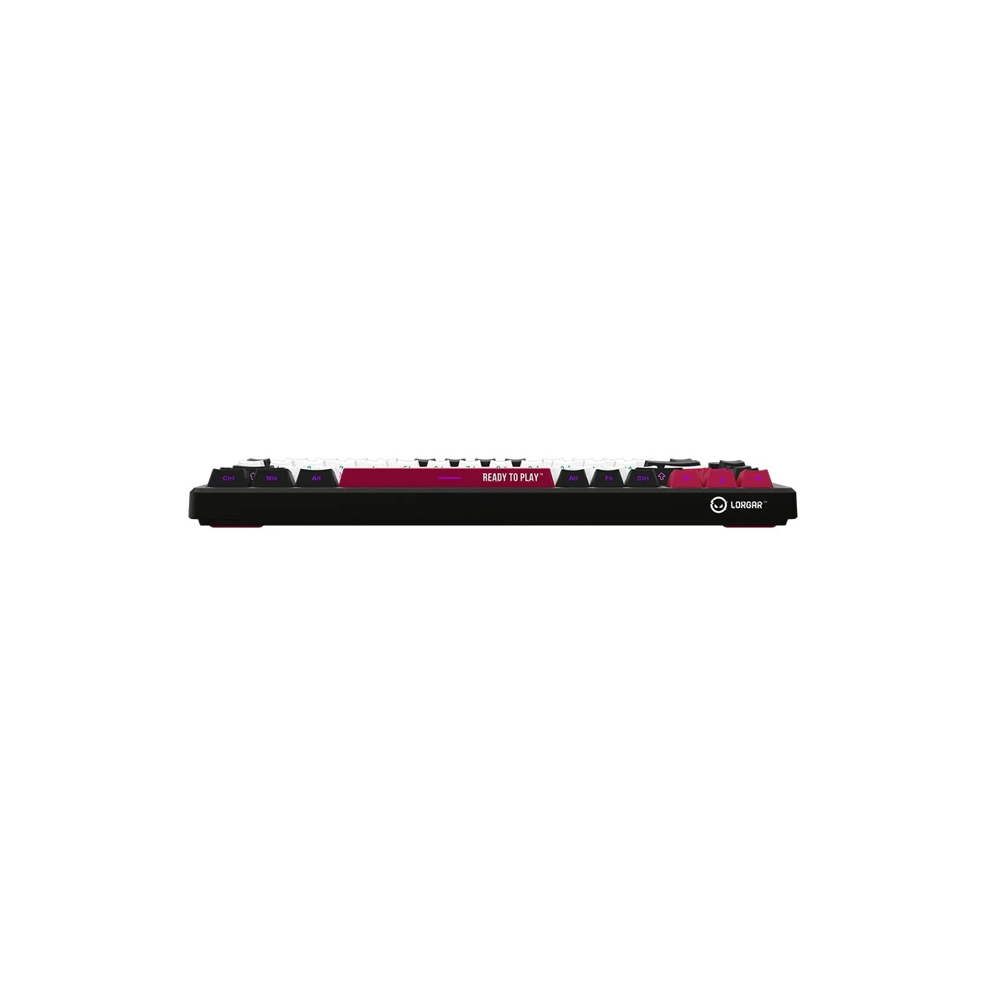 Lorgar KBP7075W, Wireless 75% Mechanical Gaming Keyboard Pro, Black/red, EN layout