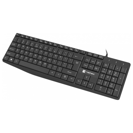 Natec | Keyboard | Nautilus NKL-1950 | Keyboard | Wired | US | Black