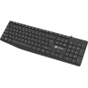 Natec | Keyboard | Nautilus NKL-1950 | Keyboard | Wired | US | Black