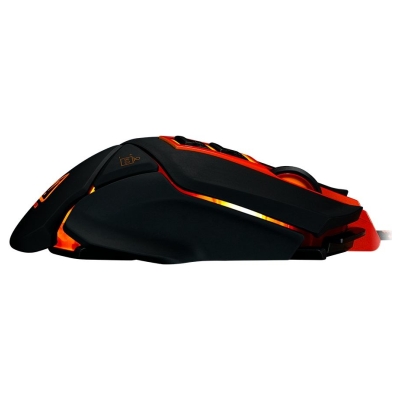 Canyon mouse Hazard GM-6 LED Wired Black Orange