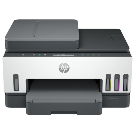 HP Smart Tank 750 AIO All-in-One Printer - A4 Color Ink, Print/Copy/Scan, Auto-Duplex, WiFi, 15ppm, 400-800 pages per month / 6U