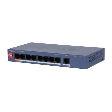 Dahua Switch|DAHUA|CS4009-8ET1GT-60|Switch type Managed|Switch layer L2|9xRJ-45 ports|RJ-45 Ports Type Gigabit Ethernet (10/100/
