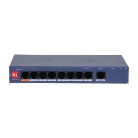 Dahua Switch|DAHUA|CS4009-8ET1GT-60|Switch type Managed|Switch layer L2|9xRJ-45 ports|RJ-45 Ports Type Gigabit Ethernet (10/100/