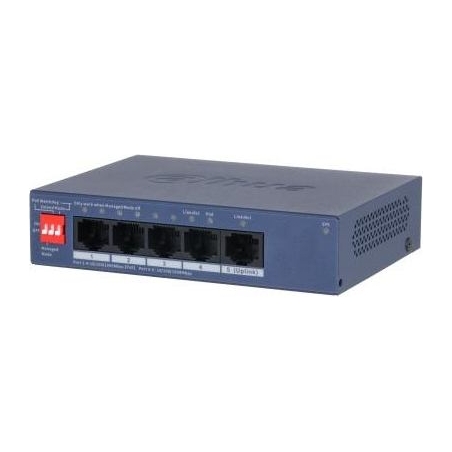 Dahua Switch|DAHUA|CS4005-4GT-36|Switch type Managed|Switch layer L2|Form factor Desktop/Wall-Mounting|5xRJ-45 ports|RJ-45 Ports