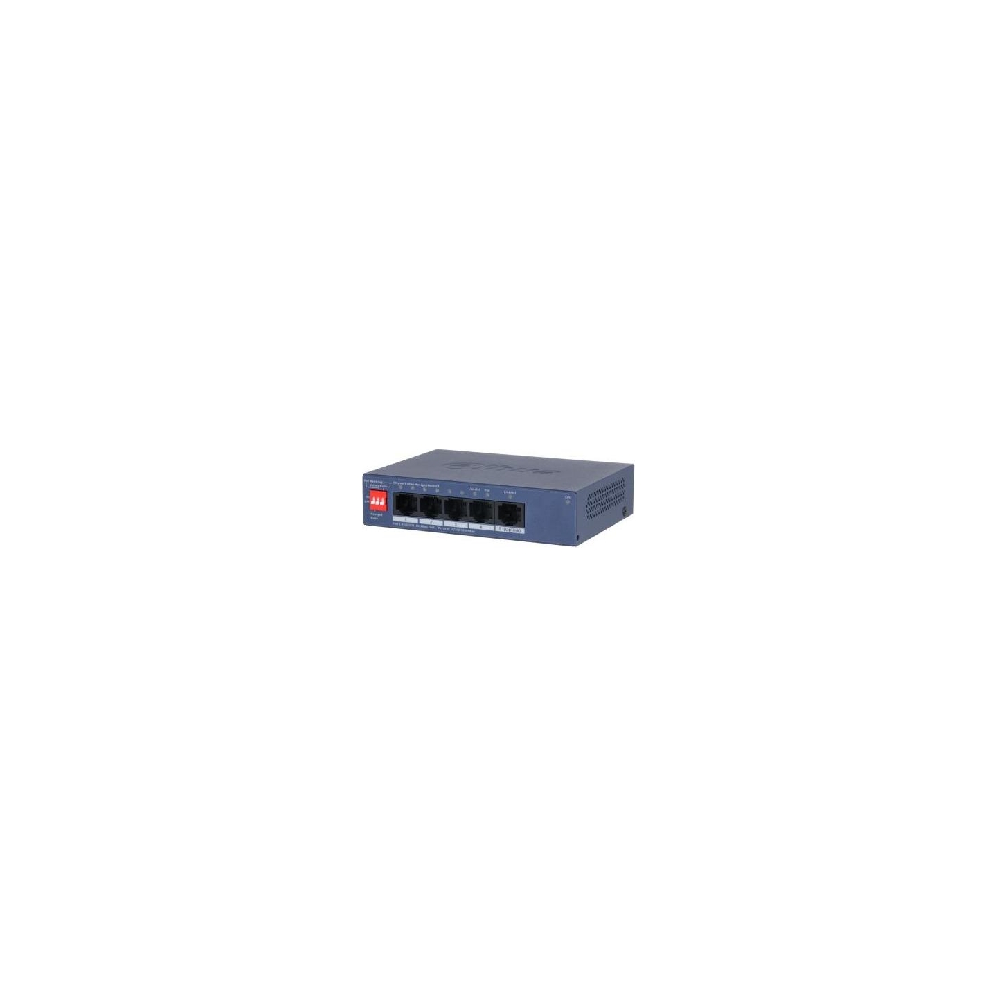 Dahua Switch|DAHUA|CS4005-4GT-36|Switch type Managed|Switch layer L2|Form factor Desktop/Wall-Mounting|5xRJ-45 ports|RJ-45 Ports