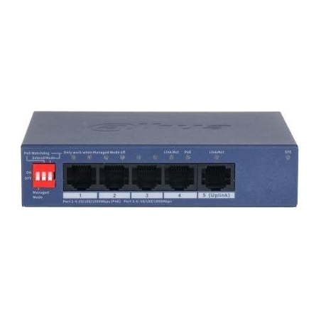 Dahua Switch|DAHUA|CS4005-4GT-36|Switch type Managed|Switch layer L2|Form factor Desktop/Wall-Mounting|5xRJ-45 ports|RJ-45 Ports
