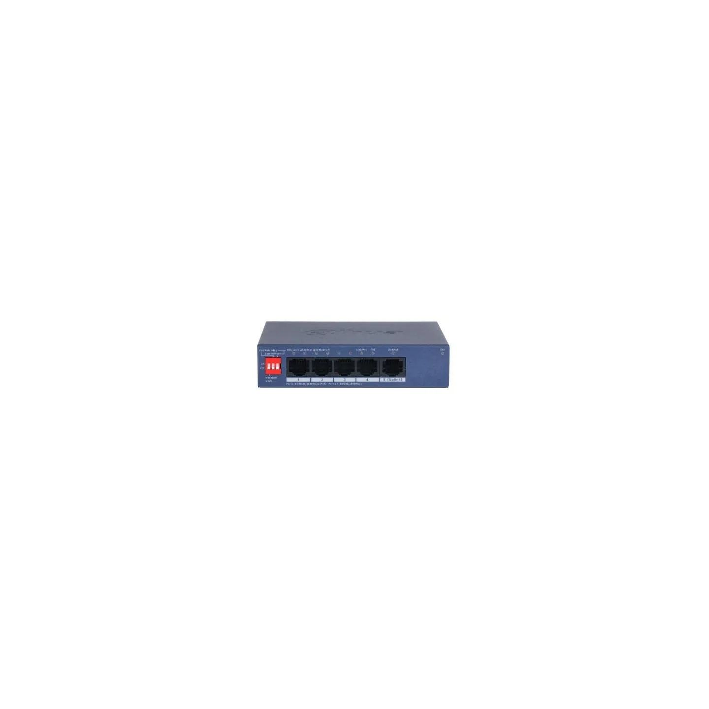 Dahua Switch|DAHUA|CS4005-4GT-36|Switch type Managed|Switch layer L2|Form factor Desktop/Wall-Mounting|5xRJ-45 ports|RJ-45 Ports