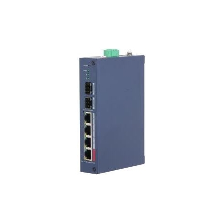Dahua Switch|DAHUA|CHS4206-4ET-90|Switch type Managed|Switch layer L2|Form factor Desktop|4xRJ-45 ports|RJ-45 Ports Type Fast Et