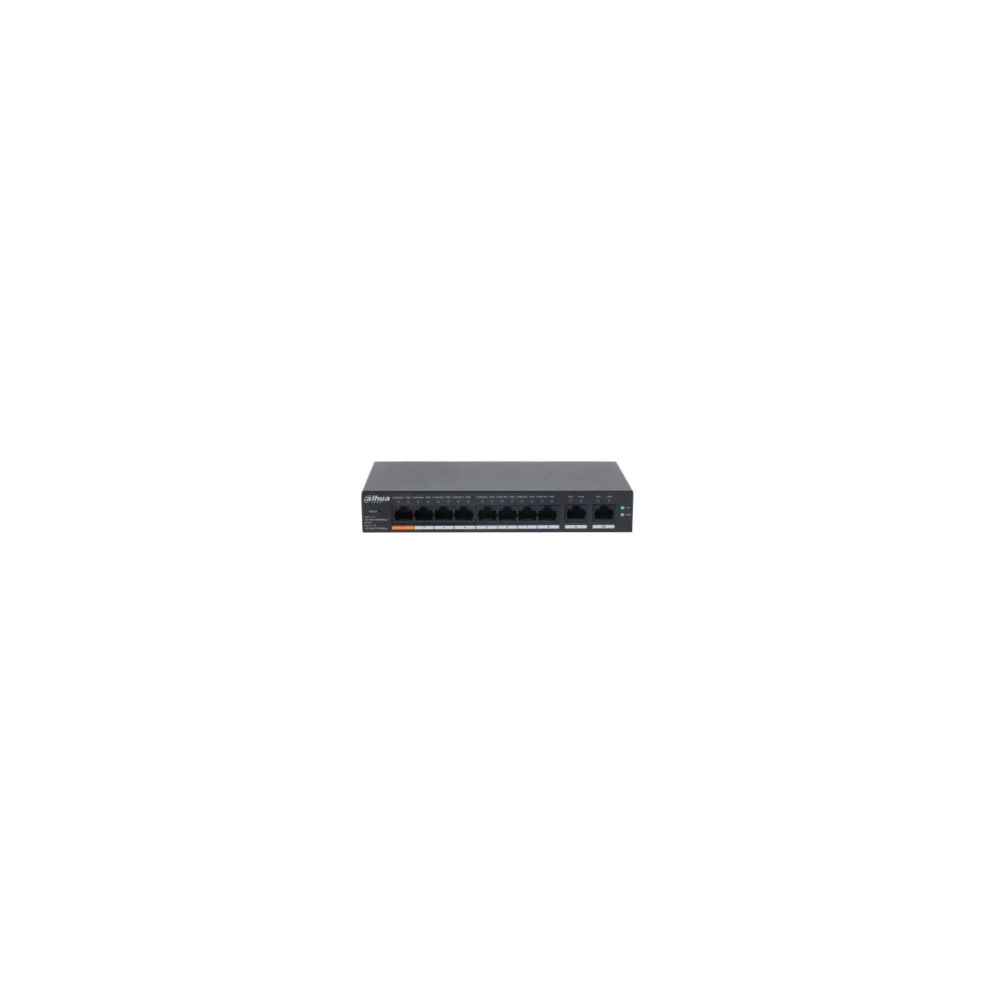 Dahua Switch|DAHUA|CS4010-8GT-60|Switch type Managed|Switch layer L2|Form factor Desktop/Wall-Mounting|10xRJ-45 ports|RJ-45 Port
