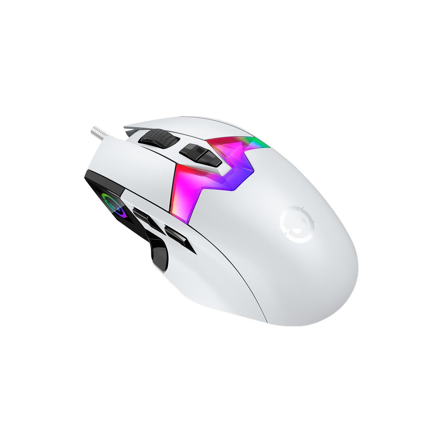 Lorgar MSP80, 8000 Hz Gaming Mouse Pro, White