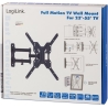Logilink BP0016 TV Wall mount, 23"-55", tilt +15°-15°,swievel +-90°, 395mm | Logilink
