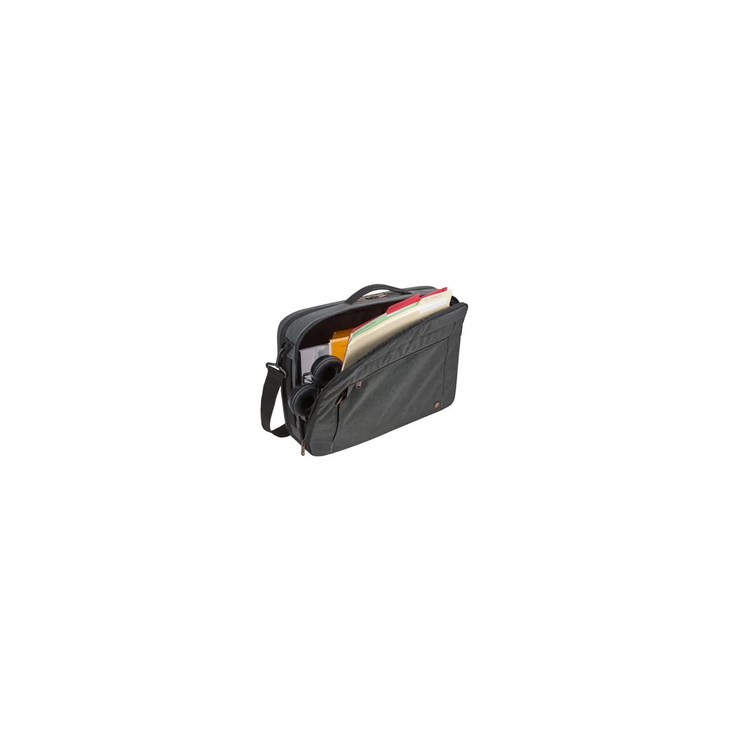 Case Logic | Era Hybrid Briefcase | Fits up to size 15.6 " | Messenger - Briefcase/Backpack | Shoulder strap | Obsidian