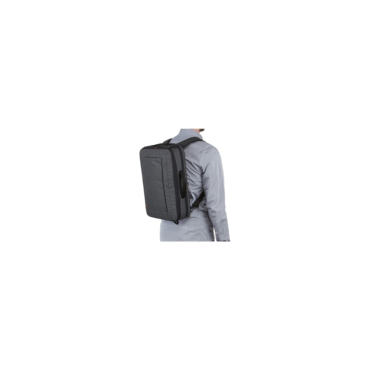 Case Logic | Era Hybrid Briefcase | Fits up to size 15.6 " | Messenger - Briefcase/Backpack | Shoulder strap | Obsidian